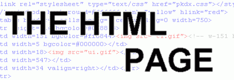 The HTML Page